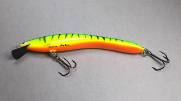 Preview: Turus Ukko Original Wobbler, Länge: 16 cm, Farbe: Fire Flame 244